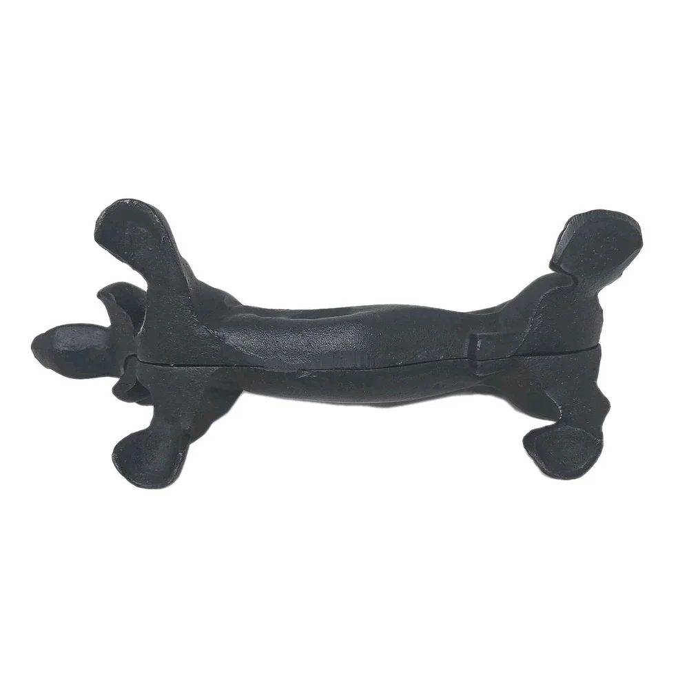 Vintage Cast Iron Dachshund Dog Boot Shoe Scraper Door Stop  U141